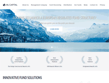 Tablet Screenshot of mlcapital.com